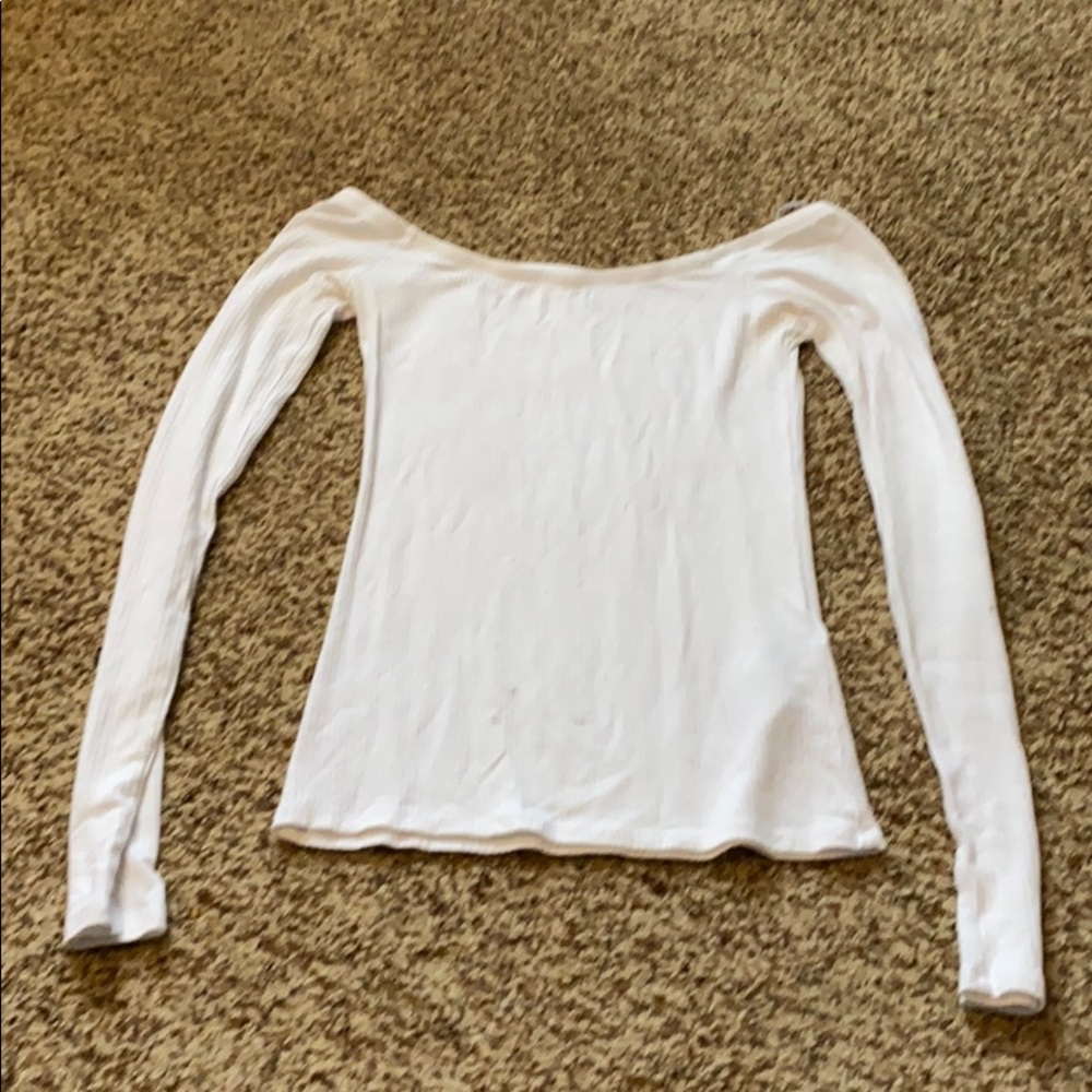 off the shoulder long sleeve